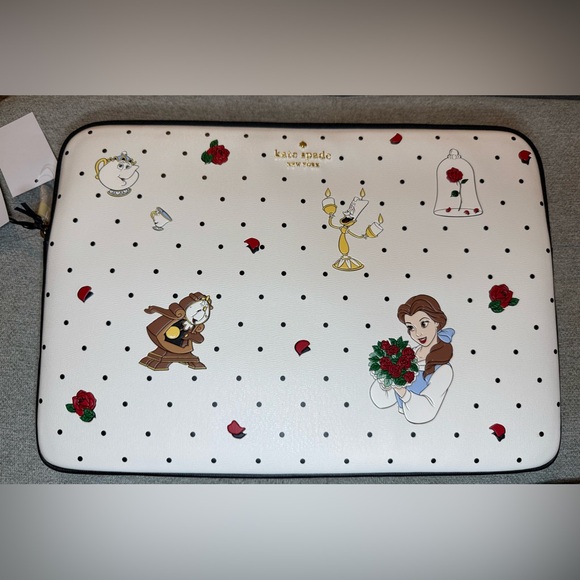 Kate Spade x Disney Beauty and the Beast Laptop Sleeve - Picture 2 of 8
